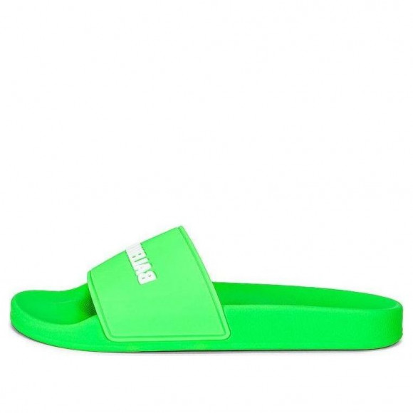 (WMNS) Balenciaga Pool Slide 'Neon Green' - 565547W1S823590