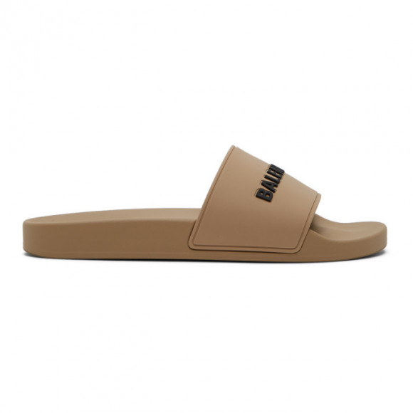 balenciaga beige slides