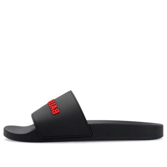 Balenciaga Pool Slides 'Black Red' - 565826W1S801064