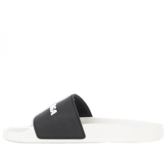 Balenciaga Pool Slides 'White Black Alternative' - 565826W1S889010