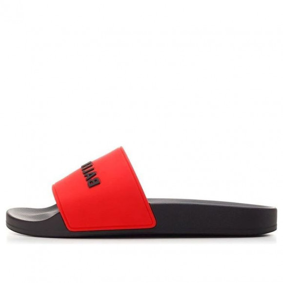 Balenciaga Pool Slides 'Blood Red' - 565826W1S8A6410