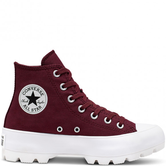 burgundy lugged converse