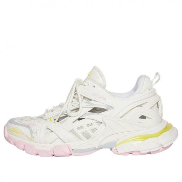 (WMNS) Balenciaga Track.2 Sneaker 'White Light Yellow' - 568615W3AE27745