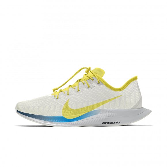 Sapatilhas de running personalizáveis Nike Zoom Pegasus Turbo 2 Premium By You para mulher - Amarelo - 569588077