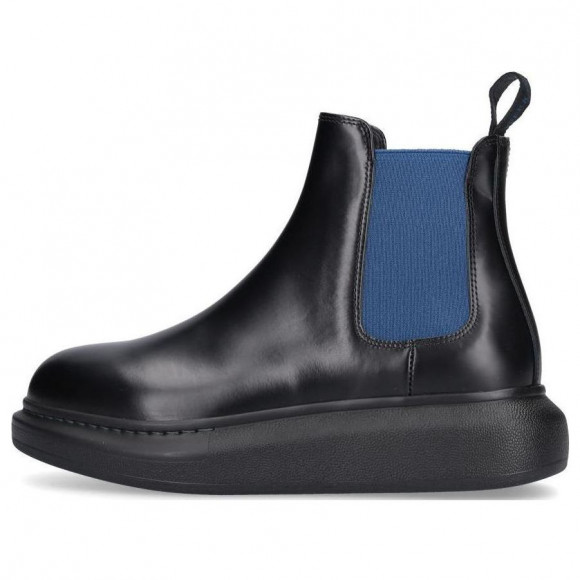 (WMNS) Alexander McQueen Hybrid Chelsea Boot 'Black Blue' - 586398WHX561097