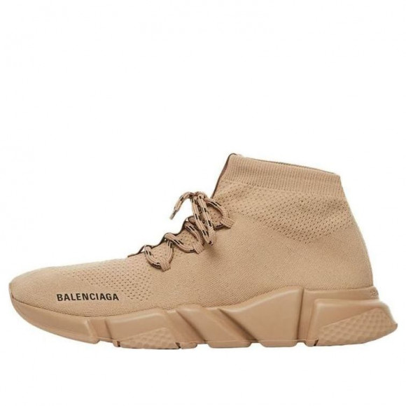 (WMNS) Balenciaga Speed Lace-Up Sports Shoes Beige - 587284W17019710