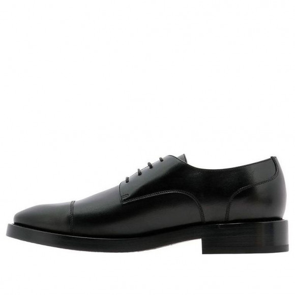 Balenciaga Logo Cap Toe Derby Shoes 'Black' - 590716WA7201000