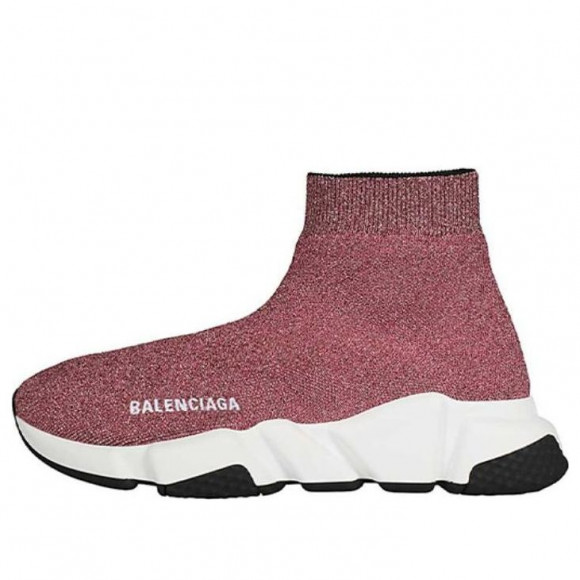 (WMNS) Balenciaga Speed 1.0 Sneakers 'Metallic Pink' - 593698W06825961