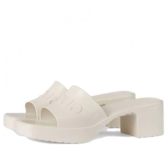 (WMNS) Gucci Slide Shoe White - 624730-J8700-9022