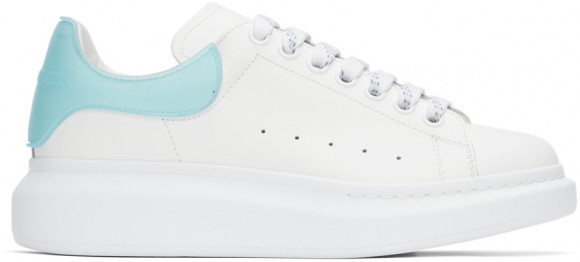 Alexander McQueen White & Blue Oversized Sneakers - 625156WHXMT9729