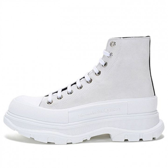 Alexander McQueen Tread Slick Boots 'White' - 627206WHBGU9089