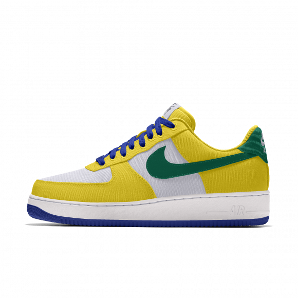 Chaussure personnalisable Nike Air Force 1 Low By You Pure homme - Jaune - 6286311430