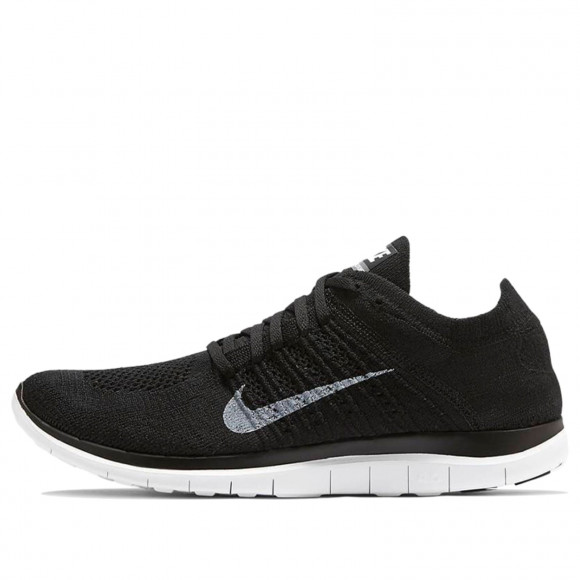 detective Alboroto Apoyarse Nike Free 4.0 Flyknit Black Dark grey Marathon Running Shoes/Sneakers  631053-001 - 631053-001-100