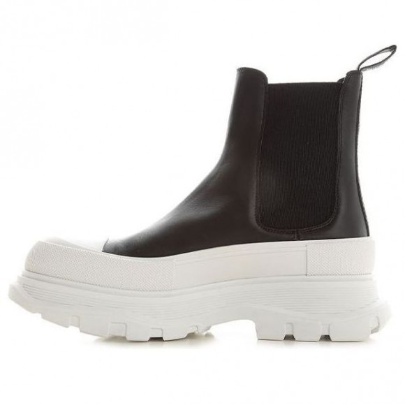 Alexander McQueen Tread Slick Chelsea Boot 'Black White' - 634617WHZ611071