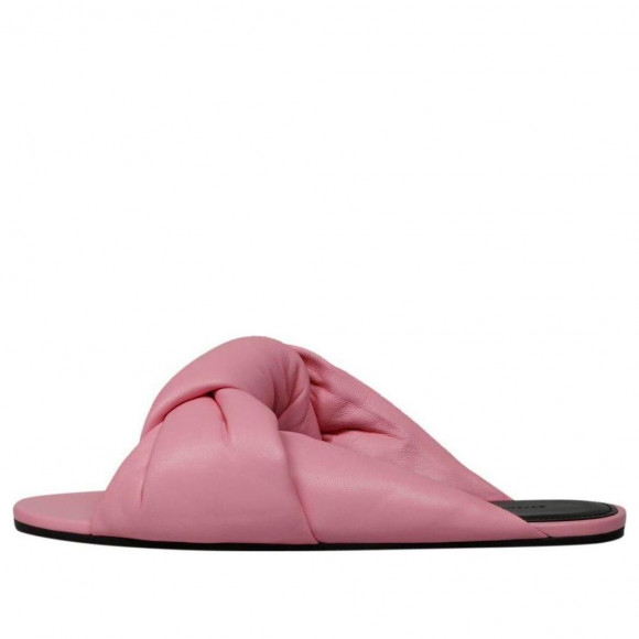 (WMNS) Balenciaga Drapy Leather Slides 'Pink' - 636576WA2M05048