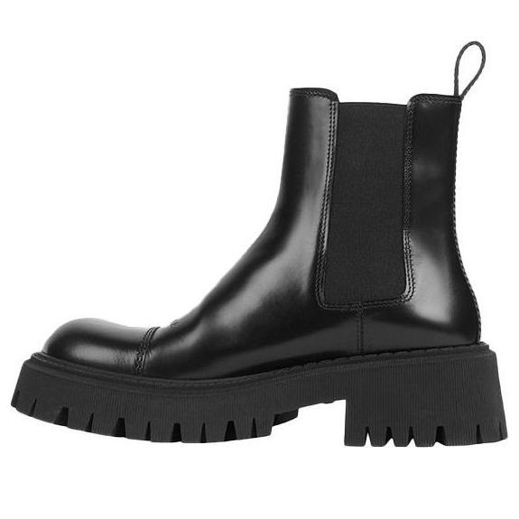 Balenciaga Tractor 20mm Boots 'Black' - 636599WA8E91000