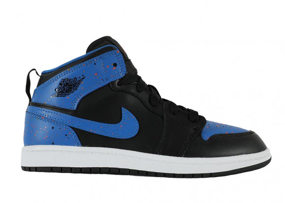 Jordan 1 Mid Royal Paint Splatter (PS) - 640734-048