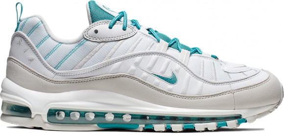 teal and white nike air max