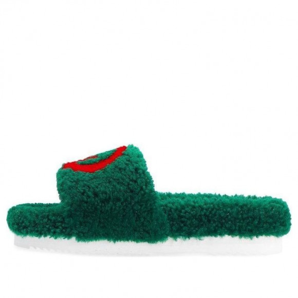 (WMNS) Gucci Merino Wool Slides 'Green' - 646225-D0L00-3155