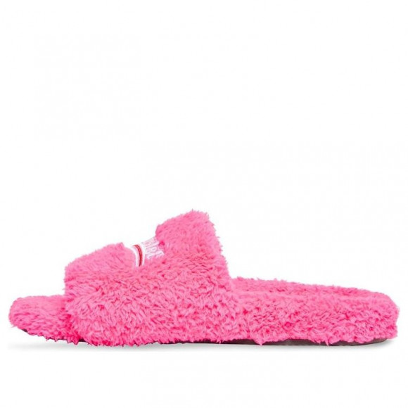 (WMNS) Balenciaga Furry Slides 'Pink' - 654261WBDZ05096