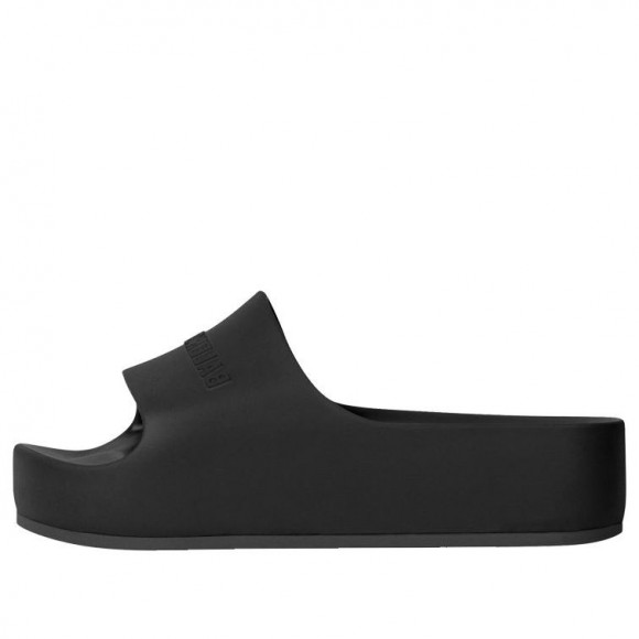 (WMNS) Balenciaga Chunky Slides 'Black' - 654315W1S891000