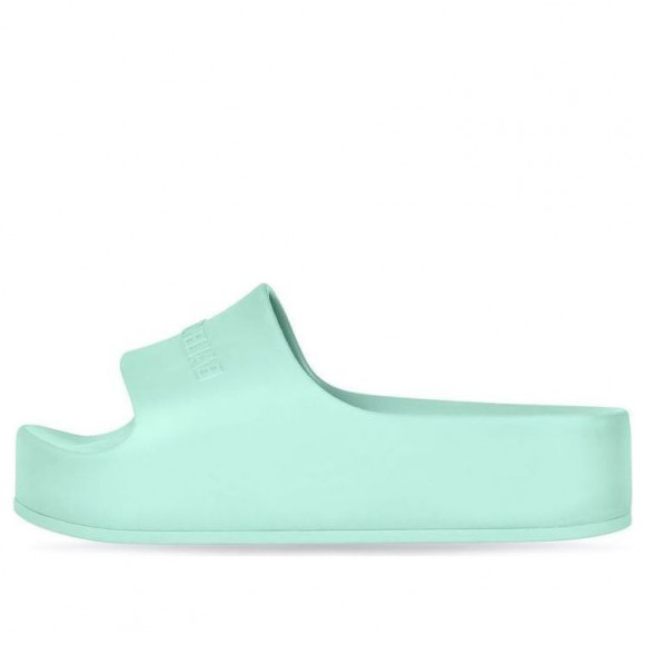 (WMNS) Balenciaga Chunky Slides 'Aqua Green' - 654315W1S894598