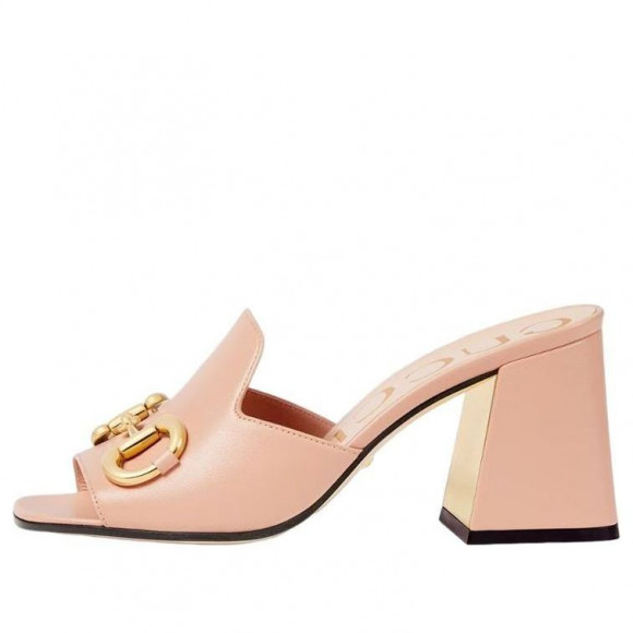 (WMNS) Gucci slide sanda 75mml with Horsebit 'Pink Leather' - 655412-BKO00-6705