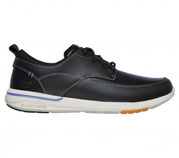 Skechers Men's Relaxed Fit: Elent - Leven Sneaker in Black