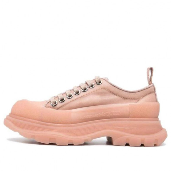 (WMNS) Alexander McQueen Tread Slick Lace Up Polyamide Sneakers 'Pink' - 658080W4Q316833