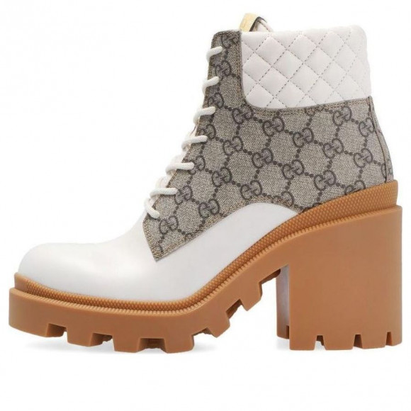 (WMNS) Gucci GG Ankle Boot 'Beige' - 659691-UC810-9066