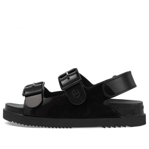 (WMNS) Gucci Mini Double G Sandal 'Black Rubber' - 660243-J8700-1000