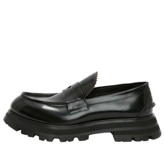 (WMNS) Alexander McQueen Wander Loafer 'Black' - 664618WHZ801000