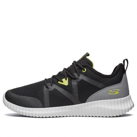 Skechers Elite Flex BLACKGRAYWHITE Marathon Running Shoes (SNKR) 666086-BKGY - 666086-BKGY