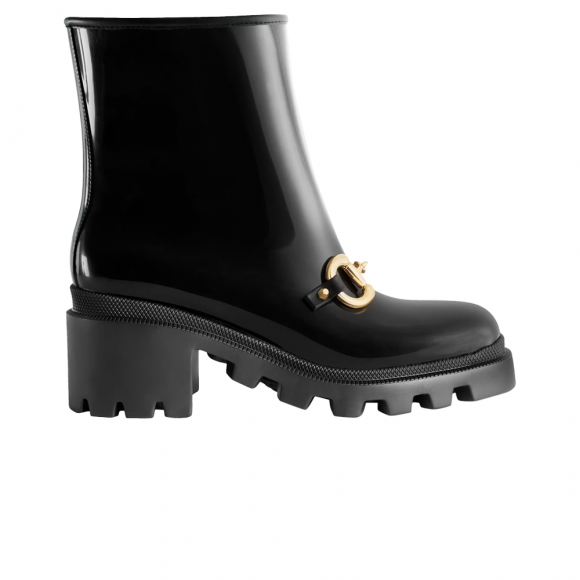 Gucci Wmns Horsebit Ankle Boot 'Black' - 670407-JCCP0-1000