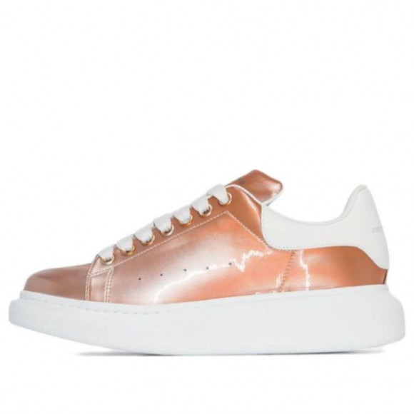 (WMNS) Alexander McQueen Oversized Sneakers 'Metallic Pink' - 676703W4T511602