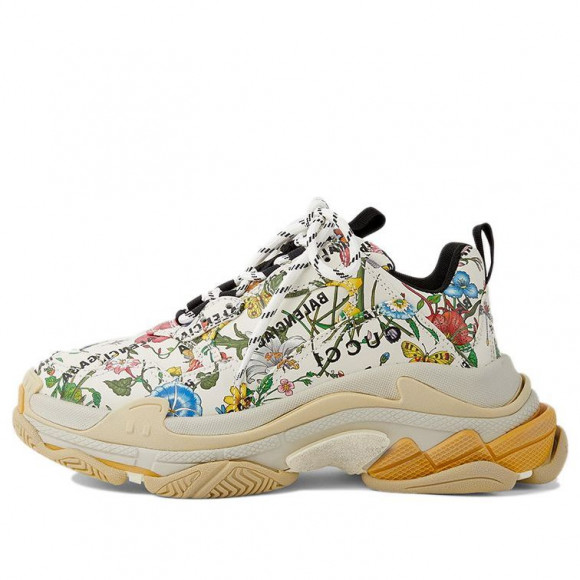 (WMNS) Gucci x Balenciaga The Hacker Project Triple S 'Flora Print' - 677195-UL110-8461