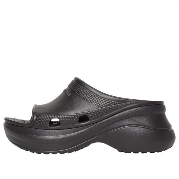 Balenciaga Crocs Pool Slide Sandals 'Black' - 677386W1S8E1000