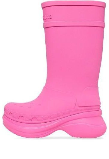 (WMNS) Crocs x Balenciaga Boots 'Bright Pink' - 677388W1S8E5300