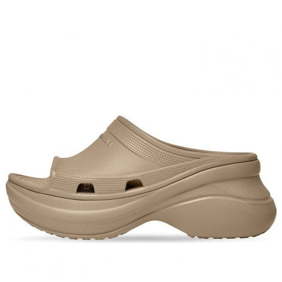 (WMNS) Balenciaga x Crocs Pool Slide Sandals 'Beige' - 677389W1S8E2500