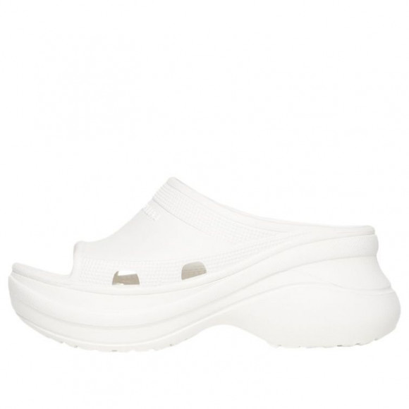 (WMNS) Balenciaga x Crocs Pool Slides 'White' - 677389W1S8E9000