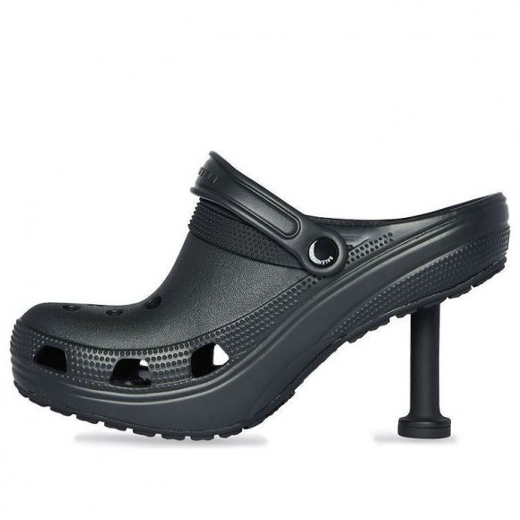 (WMNS) Crocs x Balenciaga Shoes 'Black' - 677390W1S8E1000