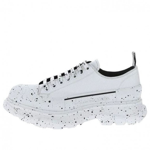 Alexander McQueen Tread Slick Sneakers 'White Black' - 682414W4MVI9061