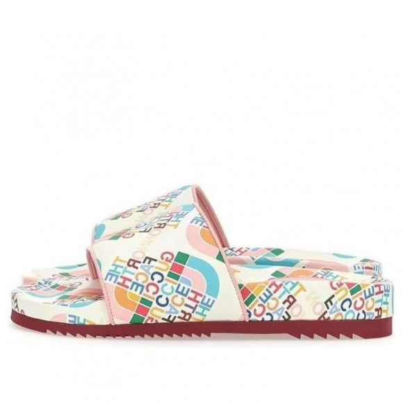 (WMNS) Gucci x The North Face Leather Sandal 'White Multicolor' - 685636-CPDH0-5880