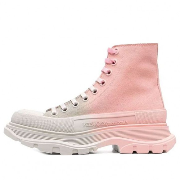 (WMNS) Alexander McQueen Tread High Top 'Two Tone Pink' - 685697W4MVS1807