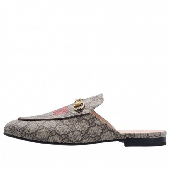 (WMNS) GUCCI Princetown Slipper 'Gucci Tiger - Gown Ebony' - 687841-UTG10-9760