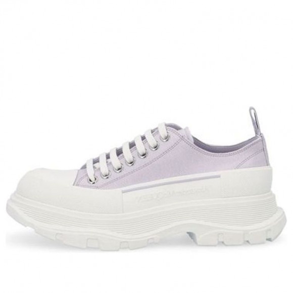 (WMNS) Alexander McQueen Tread Slick Sneakers 'Lilac White' - 697072W4T315401