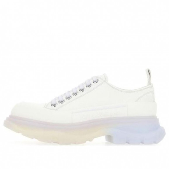 (WMNS) Alexander McQueen Tread Slick Low Lace Up Shoes 'White Multi' - 697072W4TGN8892