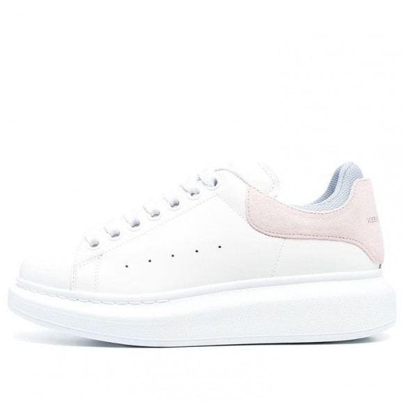 (WMNS) Alexander McQueen Oversized Sneakers 'White Pink Blue' - 697103WIBNT8874