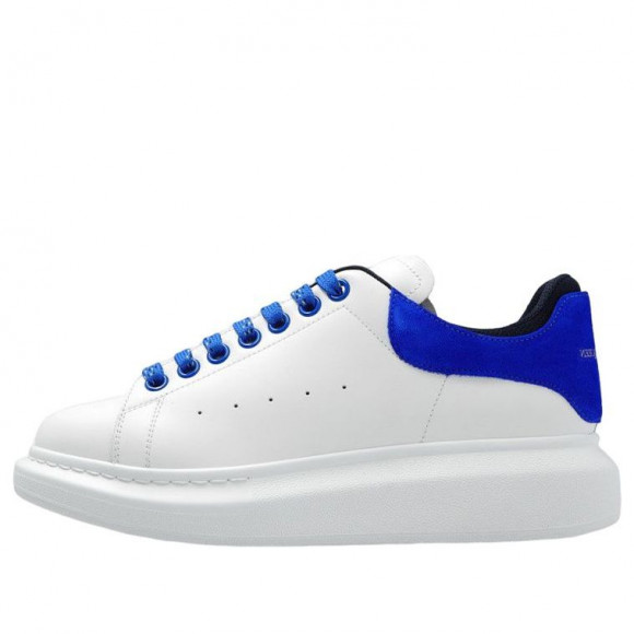 (WMNS) Alexander McQueen Oversized Sneakers 'White Blue' - 697103WICYA8823