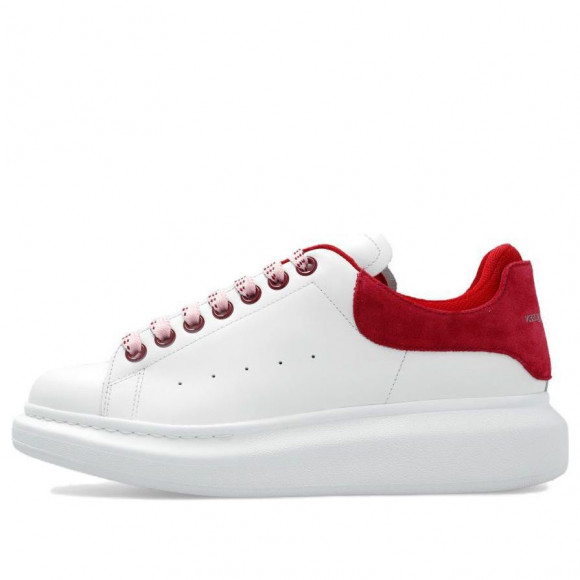 WMNS Alexander McQueen Oversized Sneakers White Red